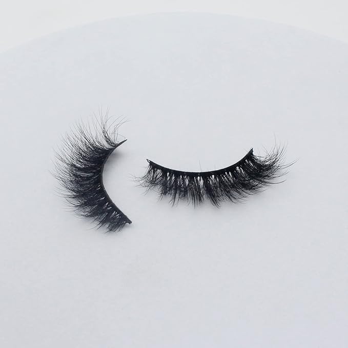 8D Fluffy Wispy Lashes False Eyelashes Cat Eye Lashes Faux Mink Lashes Natural Look That Look Like Extensions Pestañas Postizas D Curl Lash Strips 7 Pairs Pack