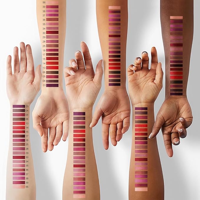 Kaely 2-in-1 Matte Lipstick and Lip Liner, Liquid Lip Stain Makeup for women Long Lasting Waterproof Smudge Proof, labiales matte mate larga duracion listip 24 hours originales, 17 Deep Red