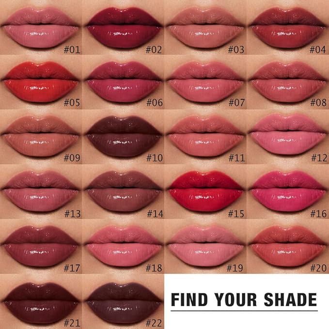 Kaely Longwear No-Budge Lipstick for Women, Highly Pigmented Liquid Lip Color Makeup, Non-Transfer Lip Gloss Stain Waterproof Smudge Proof 24 Hour, Instant Shine, Vegan & Cruelty-Free, 10 FEARLESS