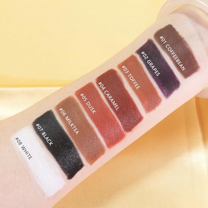 AMY'S DIARY Mocha Matte Crayon Lipstick Lip Makeup, Precision Tip Matte Lip Crayon, Longwear Up To 24Hrs, Lead The Way,Smudge Waterproof for Women Smudge Waterproof for Women (6#, 1 pc)