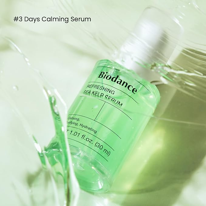 BIODANCE Refreshing Sea Kelp Serum, Oil & Sebum Control, Calming Serum for Oily & Combination Skin, Korean Skincare, Stocking Stuffers for Teen Girls | 1.01 fl.oz x 1 ea
