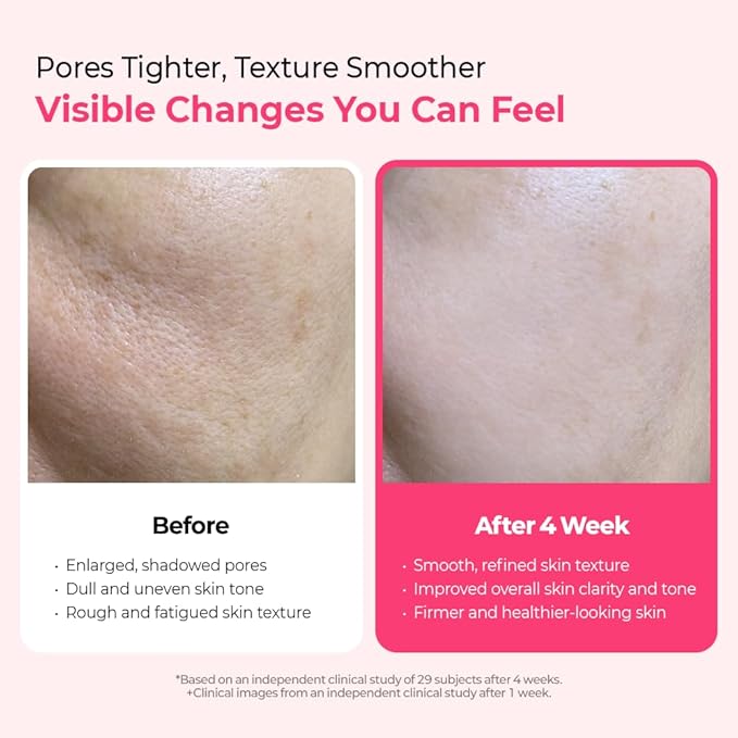 Dr.Melaxin Cemenrete Cyano Pink Spicule Serum with Calcium, pore tightening refines pores tightening serum 1.01 fl. oz.