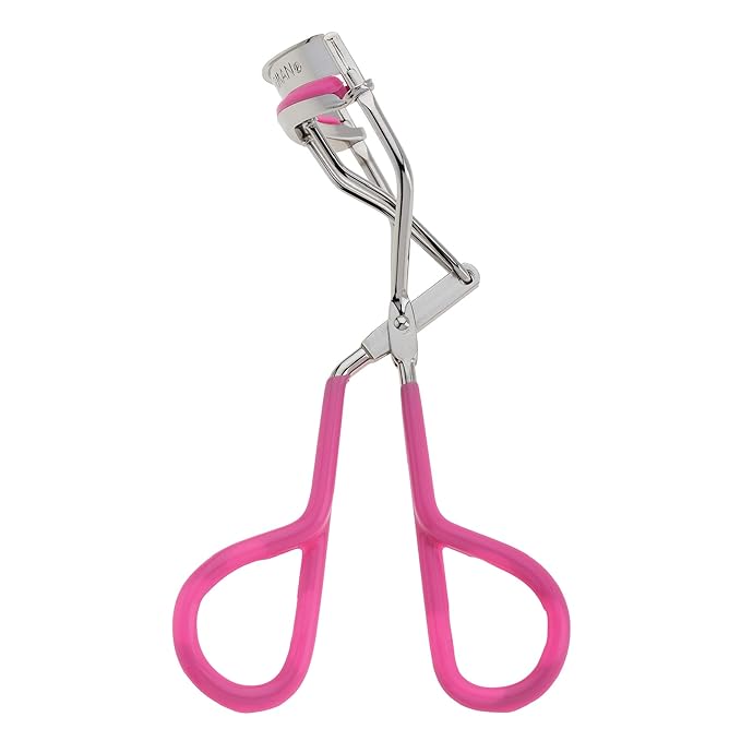 Tweezerman Neon Great Grip Eyelash Curler, Pink, 0.3 Oz