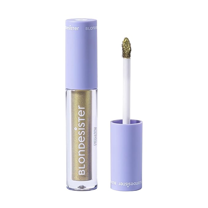 Gloweye Liquid Eyeshadow - Highly Pigmented Shimmer Eyeshadow - Intense Color Payoff and Long-Lasting Wear - 08 Precious Green - 0.084 oz