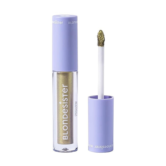 Gloweye Liquid Eyeshadow - Highly Pigmented Shimmer Eyeshadow - Intense Color Payoff and Long-Lasting Wear - 08 Precious Green - 0.084 oz