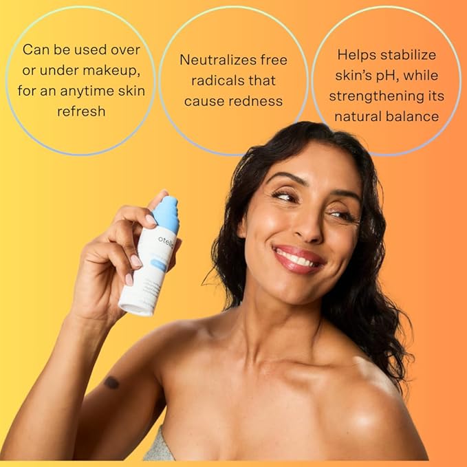 Detox & Soothe Face Mist with Hypochlorous Acid | Reduces Redness & Breakouts | pH Balance & Skin Cleansing for Active Lifestyles | TSA Approved, 2.7 oz | Clean Ingredients