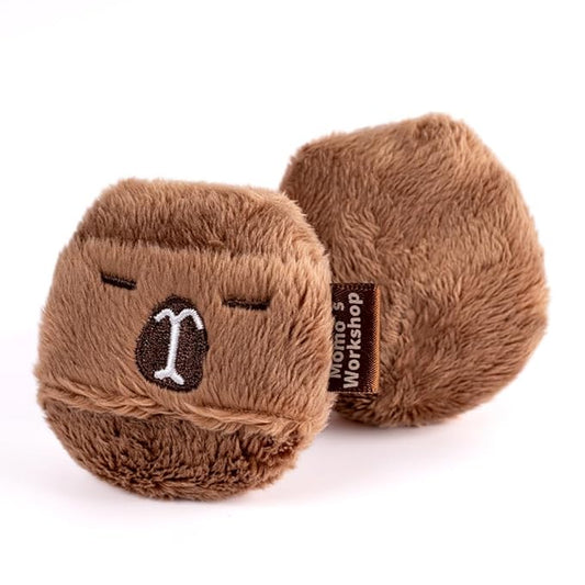 Momo's Workshop Fluffy Powder Puff,Soft Plush Setting Powder Puff, Large Velour Makeup Puff for Loose Or Pressed Powders,Round Cosmetic Puff, Beauty Makeup Tool,1pcs