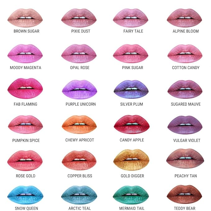 Aromi Metallic Liquid Lipstick | Long-lasting, Waterproof Lip Color with Shimmery Finish, Vegan, Cruelty-free, Gluten and Paraben Free, Made in USA, Handmade (Vulgar Violet)