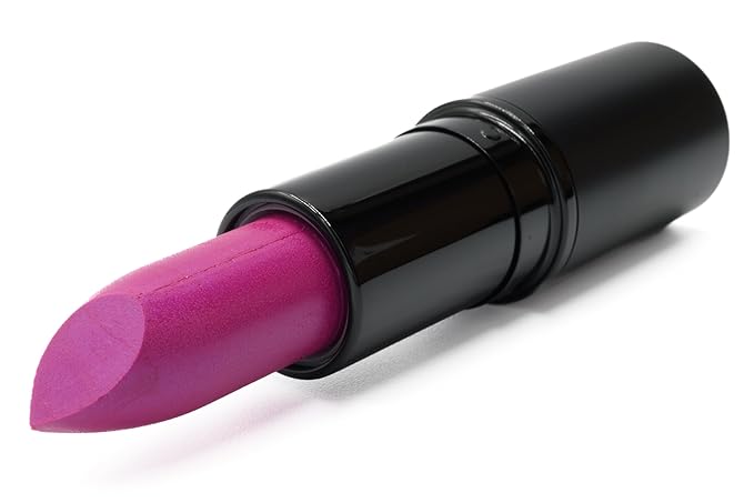 Flaming Fuchsia Shimmering Bright Neon Pink Lipstick Color Moisturizing Paraben Free, No Animal Testing & Cruelty Free Lip Makeup Color