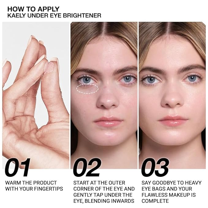 evpct Pink under Eye Corrector Brightener Concealers for Older Women Dark Circles, under Eye Cream Pot Concealer Full Coverage Peach Color Corrector Makeup, Nourishing Waterproof, Light Pink