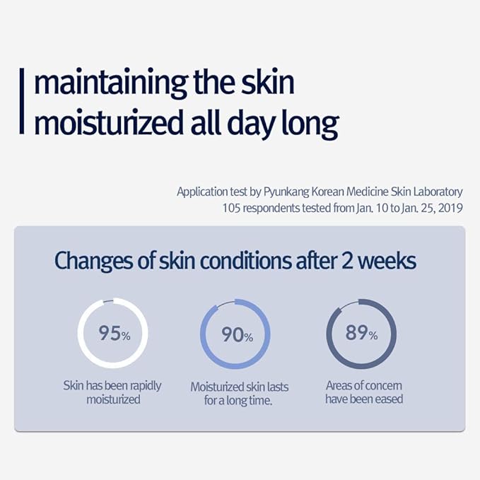 Pyunkang Yul PKY Moisture Ampoule - Korean Serum for Face - Making Moisture Barrier Maintaining the Skin Moisturized - Daily Face Moisturizer for Oily and Combination Skin Types - 3.4 Fl Oz