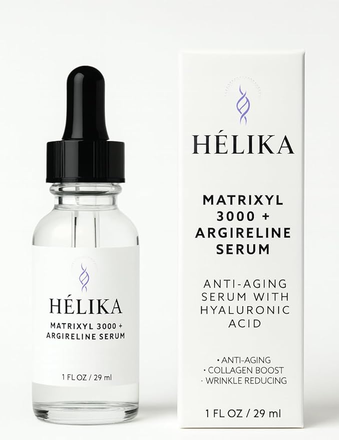 Matrixyl 3000 + Argireline Serum – Wrinkle-Fighting Peptide Face Serum with Hyaluronic Acid – Smooths Fine Lines, Firms Skin, Boosts Collagen – Fragrance-Free, Made in USA, 1 fl oz