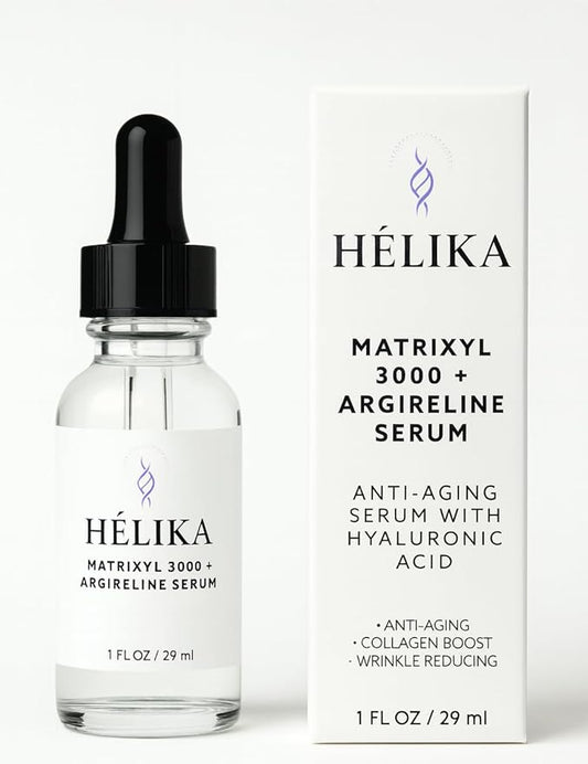 Matrixyl 3000 + Argireline Serum – Wrinkle-Fighting Peptide Face Serum with Hyaluronic Acid – Smooths Fine Lines, Firms Skin, Boosts Collagen – Fragrance-Free, Made in USA, 1 fl oz