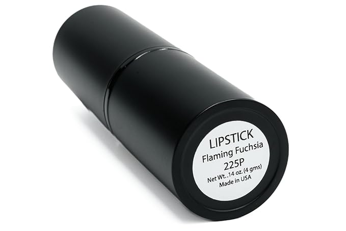 Flaming Fuchsia Shimmering Bright Neon Pink Lipstick Color Moisturizing Paraben Free, No Animal Testing & Cruelty Free Lip Makeup Color