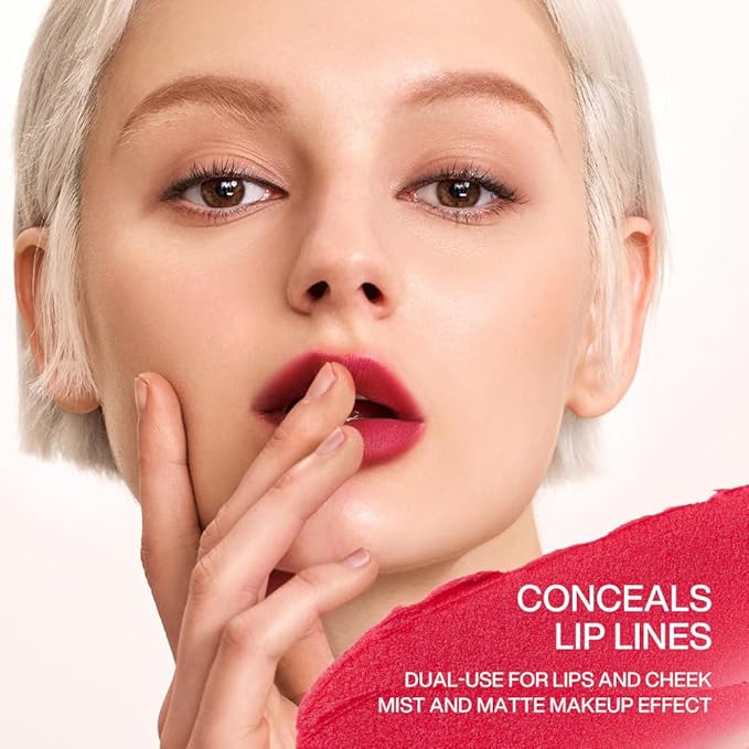 INTO YOU Matte Liquid Lipstick for Women, Canned Long Lasting Red Lipstick Waterproof with Lip Brush, No Transfer, High Pigmented with Lightweight Lip Mud Texture(302)