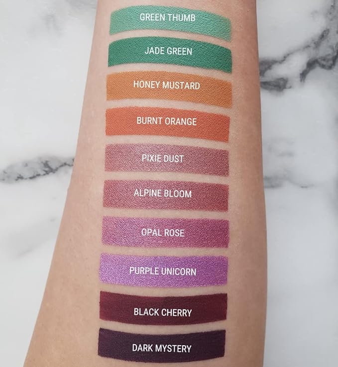 Aromi Berry Fuchsia Metallic Liquid Lipstick | Magenta Mauve Lip Color with Shimmery Finish, Vegan, Cruelty-free, Long-Lasting, Smudge Proof, Handmade (Opal Rose)