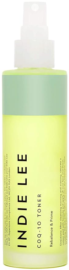 Indie Lee CoQ-10 Face Toner - Refreshing, Hydrating Mist for All Skin Typed - Hyaluronic Acid, Aloe + Chamomile - Alcohol + Essential Oil-Free Facial Toner (125ml)