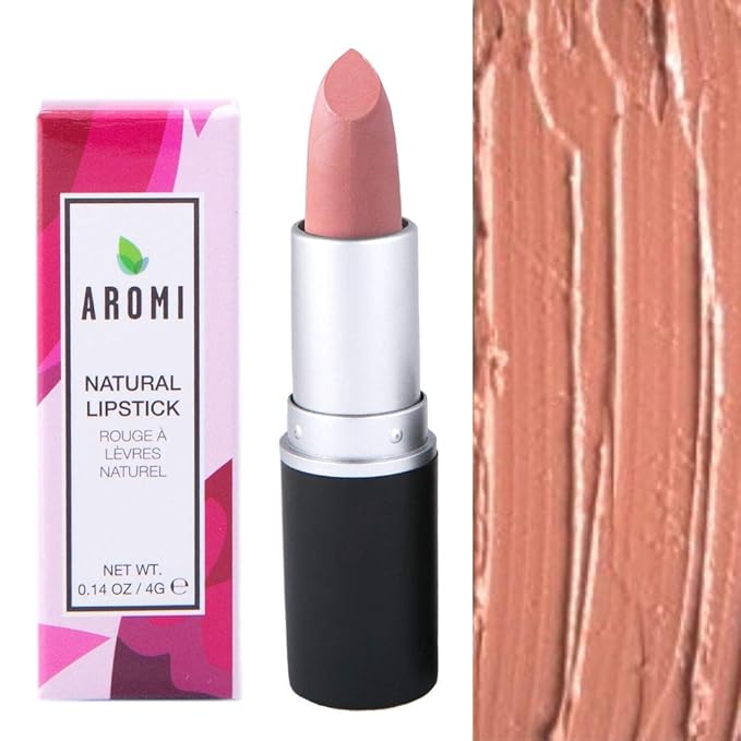 Aromi Sand Bar Natural Lipstick, Vegan, Cruelty-free, Dye-free, Warm Beige
