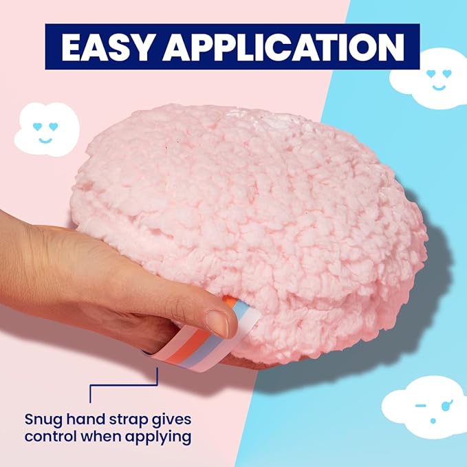 Megababe Body Powder Applicator - Dust Puff | Oversize (6” x 3”) Powder Puff | Powder Sold Separately