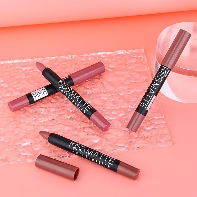 BINGBRUSH Smooth Longwear Lipstick Pack Set, Matte Color Stick Ultimate Lip Crayon for Makeup Collection - Waterproof Velvet Lipgloss Lip Stain (05#)