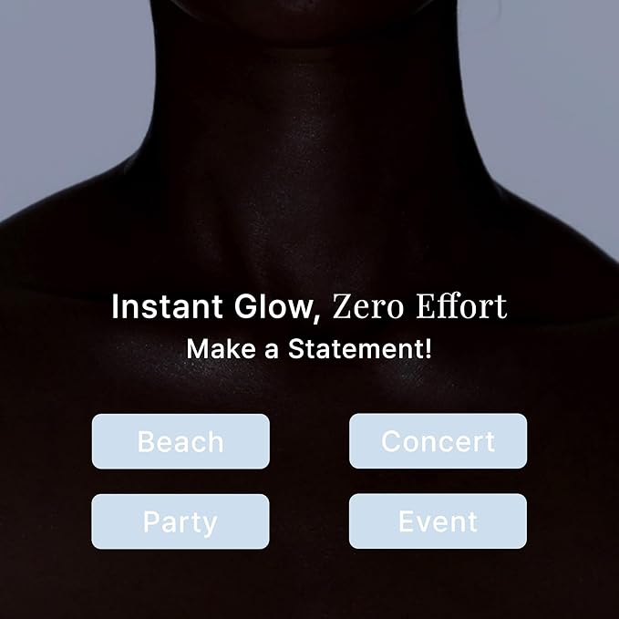 ENTROPY MAKEUP Cool Stick Body Highlighter Golden Hour, 70% Water-Rich Skincare Formula, Jelly Gel Texture, Crystal Silver & Gold Pearl Glow, Lightweight Cooling Hydration, Compact Precise Application