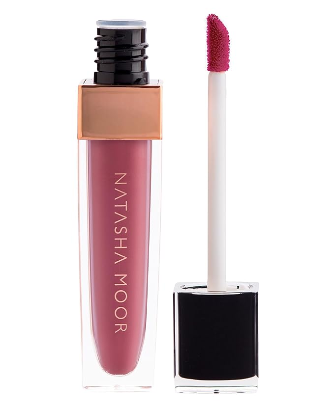 NATASHA MOOR: Molten Matte Liquid Lipstick - Long-Lasting, Hydrating, Matte Finish with Moisturizing Vitamin E - Waterproof, Kiss-Proof, Cruelty-Free - 12-Hour Stay Power - SERENDIPITY