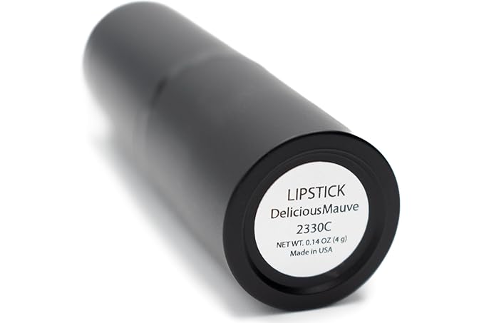 Delicious Mauve Medium Red Pink Lipstick Color Moisturizing Paraben Free, No Animal Testing & Cruelty Free Lip Makeup Color