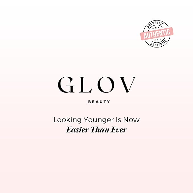 Glov Beauty - Anti-Aging LED Face Mask Red Light Therapy for Wrinkles, Fine Lines & Firmer Skin - Four Color Modes - Easy 10 Minute Session, Rechargeable, Facial Home Spa Device