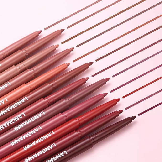 Lip Liner + Lipstick Set (12 Shades Available) -Matte Lipstick for Women, Silk Finish Hydration Lip Kit, Waterproof Smooth Creamy Texture, Bold to Nude Shades for Daily & Party Wear, Makeup Gift (05)