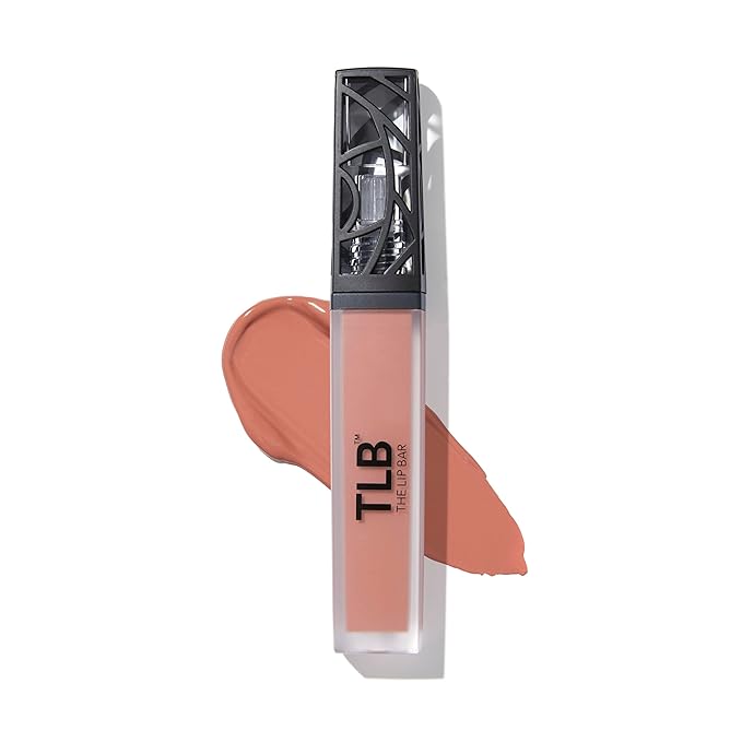 The Lip Bar - Nonstop Liquid Matte Lipstick, Commando (Peachy Nude) - High Pigment - One Swipe - Long Lasting - Jojoba Oil, Vitamin E - Vegan & Cruelty Free - Makeup & Cosmetics - .24 fl oz