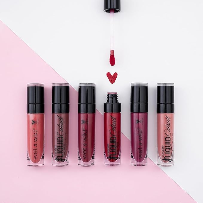 wet n wild Megalast Catsuit Matte Liquid Lipstick, Red Berry Recognize | Lip Color Makeup | Moisturizing | Creamy | Smudge Proof