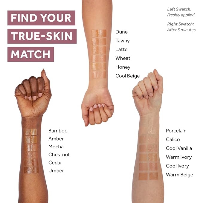 No7 Restore & Renew Multi Action Serum Foundation - Wheat - Liquid Foundation Makeup with Vitamin C, Vitamin E & Collagen for Face - Beauty Skin Serum Formula with Medium Coverage (30ml)