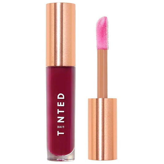 Live Tinted Softgloss Juicy Lip Gloss For Women – Hydrating Non-Sticky Lip Gloss with Hyaluronic Acid, Coconut Oil & Shea Butter – Sheer, Juicy Shine – Raspberry Rose .88 Oz