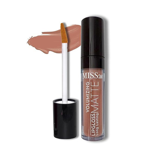 16-Hour Volumizing Matte Liquid Lipstick with Non-Drying, Waterproof Matte Liquid Lip Color: 121 Bare Shoulder, 0.14 Fl Oz