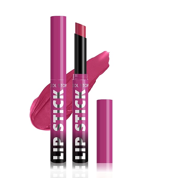 COOL STORY Matte Lipstick Lightweight Blurring Formula with High Impact Pigment, Long-lasting, 0.07 oz (Pitaya Pink)