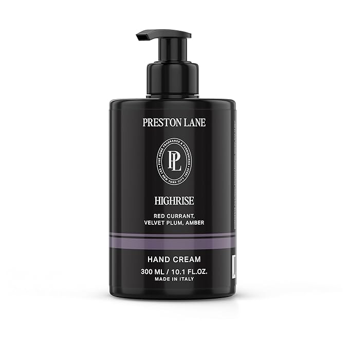 Preston Lane The Hand Cream, Non-Greasy Moisturizer, Nourishing, Essential Oils & Hyaluronic Acid