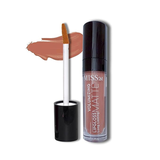 16-Hour Volumizing Matte Liquid Lipstick with Non-Drying, Waterproof Matte Liquid Lip Color: 123 Summer Sand, 0.14 Fl Oz