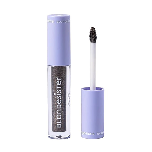 Gloweye Liquid Eyeshadow - Highly Pigmented Shimmer Eyeshadow - Intense Color Payoff and Long-Lasting Wear - 09 Midnight Brown - 0.084 oz