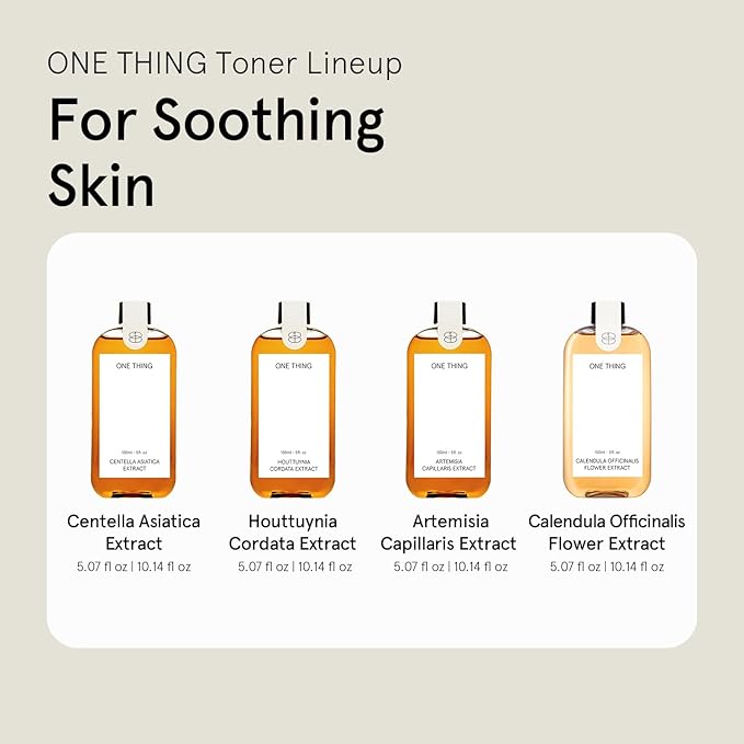 ONE THING Calendula Officinalis Flower Extract Toner 5.07 Fl Oz | Hydrating Soothing Vegan Facial Extracto, Smooth Soft Sensitive Oily Acne Prone Skin, Barrier Relief Sebum Control | Korean Skin Care