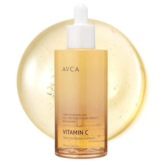 AVCA True Brightening Vitamin C Face Serum (3.38 oz) - Dark Spot Facial Serum with Vitamin C
