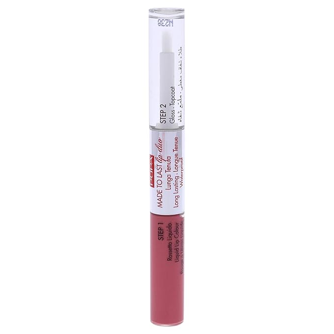 PUPA Milano Made To Last Lip Duo - Smudge-Proof Lip Color And Gloss - Highly Pigmented Shades - One Swipe Color Payoff - Gives Unrivaled Glassy Effect - Long Lasting - 009 Sweet Pink - 0.13 Oz