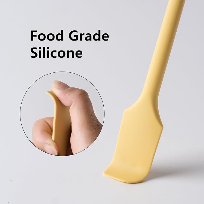 Four piece mini cosmetic scraper set, silicone scraper set, mini scraper as a can spatula, can be used for food bottles, small lotion bottles and other containers