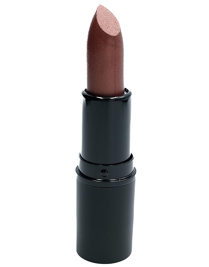 Frosted Brown Burgundy Red Pearl Pearlescent Moisturizing Lip Cream Lipstick Color Paraben, Lanolin & Cruelty Free, No Animal Testing