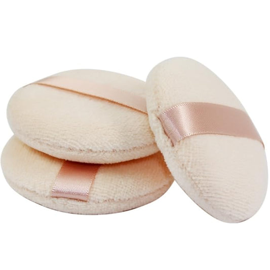 Powder Puff for Makeup Face Powder (3 Pieces)