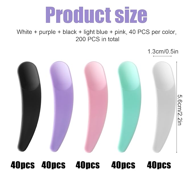 200pcs Make Up Spatulas Mini, Skincare Spatula, Mini Spatula For Cosmetics, Multi-Color Cosmetic Spatulas for Face Mask, Makeup Remover, Face Cream