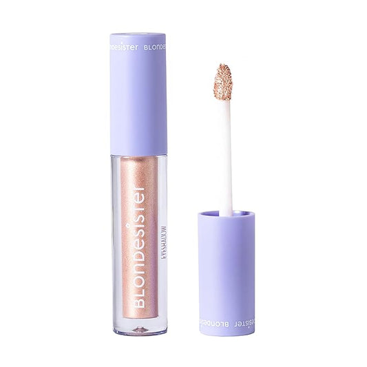 Gloweye Liquid Eyeshadow - Highly Pigmented Shimmer Eyeshadow - Intense Color Payoff and Long-Lasting Wear - 01 Light Gold - 0.084 oz