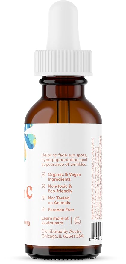 ASUTRA Face Serum Variety Pack, 3 Products - 1 fl oz 2.5% Retinol, 1 lf oz 20% Vitamin C, 1 fl oz Hyaluronic Acid Face Serum