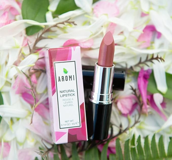 Aromi Natural Lipstick | Vegan, Cruelty-free Beauty, Handcrafted, Small Batch, Dye-free, Palm-free (Wild Russet)