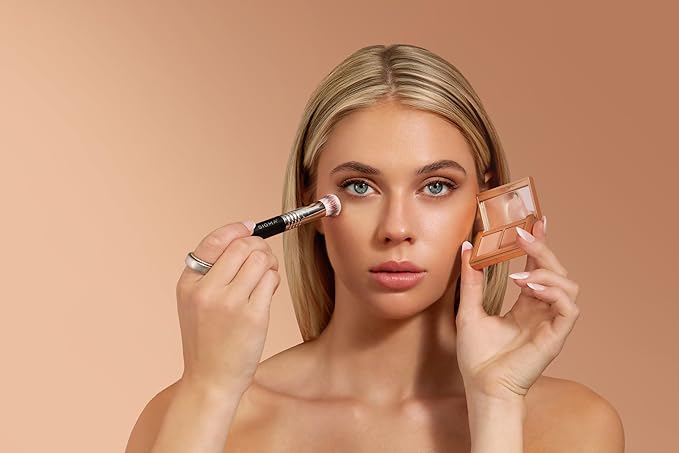 Sigma Beauty F26 Domed Concealer Brush – Under Eye Corrector, Ultra-Soft Dense Rounded Fibers, Waterproof Handle with SigmaAlloy Ferrule – Makeup Brush for Cream or Liquid, Ideal for Women's Makeup