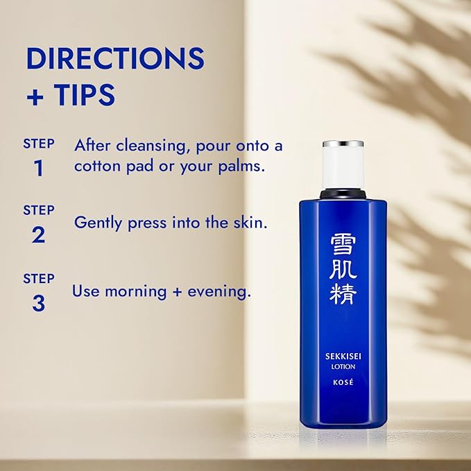 SEKKISEI Enriched Lotion Liquid Facial Moisturizer, 12.1 Ounce